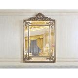 House of Hampton® Daylan Ornate Silver Accent Mirror | 58.3 H x 37.8 W x 2.2 D in | Wayfair B3E05B2554FC438CA38E57C86514A36F