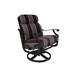 Tropitone Montreux Patio Chair w/ Cushion, Granite in Pink/White/Black | 41 H x 31.5 W x 35 D in | Wayfair 720211SSA_OBS_Peyton Granite