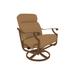 Tropitone Montreux Patio Chair w/ Cushion in Brown | 41 H x 31.5 W x 35 D in | Wayfair 720211SSA_BAR_Dupione Caramel