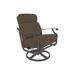 Tropitone Montreux Patio Chair w/ Cushion in Gray/Black/Brown | 41 H x 31.5 W x 35 D in | Wayfair 720211SSA_GPH_Vista