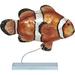 Rosecliff Heights Ankur Clownfish Metal in Black/Brown/Orange | 8.5 H x 10 W x 3 D in | Wayfair F6C9AFD7AA794219A61B563240713A60