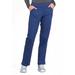 Cherokee Medical Uniforms Workwear Pro Mid-Rise Cargo Pant (Size L) Navy, Poly + Cotton,Spandex