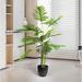 Primrue 3.7ft (44.5inch)artificial Palm Tree Plant w/ Pot, Home Office Floor Living Room Garden Indoor Decor | 44.5 H x 25.6 W x 25.6 D in | Wayfair