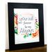 Gracie Oaks Family/Home You Will Forever Be My Always Rose Decor - Picture Frame Graphic Art Paper | 28 H x 22 W x 1 D in | Wayfair