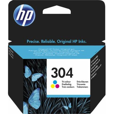 Hewlett Packard HP 304 Trois-couleur Cartouche d encre (N9K05AEBA3)