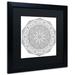 Trademark Fine Art 'Create Mandala' Framed Graphic Art on Canvas Canvas, Wood | 18.75 H x 18.75 W x 0.75 D in | Wayfair ALI3417-W1616BMF