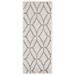 Brown/White 24 x 0.63 in Indoor Area Rug - Union Rustic Stephany Geometric Handmade Tufted Wool Beige/Brown Area Rug Wool | 24 W x 0.63 D in | Wayfair