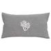 Rosecliff Heights Coral Outdoor Rectangular Sunbrella® Pillow Cover & Insert Polyester/Polyfill/Sunbrella® in Gray | 12 H x 20 W x 4 D in | Wayfair