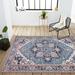 Blue/White 72 x 48 x 0.25 in Area Rug - Willa Arlo™ Interiors Huddleston Oriental Power Loom Blue/Beige/Navy Indoor/Outdoor Area Rug Chenille, | Wayfair