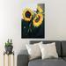 Gracie Oaks Yellow Sunflower In Close Up Photography 36 - 1 Piece Rectangle Graphic Art Print On Wrapped Canvas in White | Wayfair