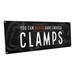 Trinx Outdoor You Can Never Have Enough Clamps Sign, Wall Art For Masculine Decor, Clubhouse Decor, Smoking Lounge, Movie Room, Tiki Bar | Wayfair