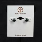 Giani Bernini Jewelry | Giani Bernini Women’s Cultured Freshwater Button Pearl (8mm) Stud Earrings | Color: Silver | Size: Os