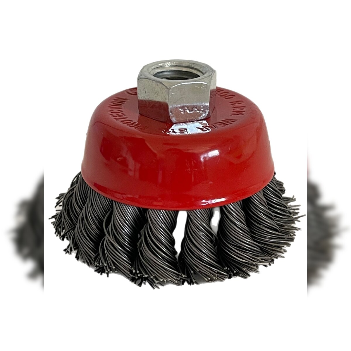 Vago-Tools 24x Topfbürste 85mm gezopft Winkelschleifer Image