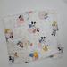 Disney Bedding | Disney Vintage Crib Sheet 1984 Abc Alphabet Minni Mickey Pluto Donald Crib Sheet | Color: Pink/White | Size: Crib