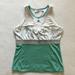 Adidas Tops | Adidas Stella Mccartney Women Asmcb Barricade Joy Green Tennis White Tank Top 40 | Color: Green/White | Size: 40eu