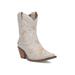 Women's Primrose Mid Calf Western Boot by Dingo in White (Size 11 M)