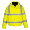 Portwest S463 Waterproof Comfort Hi-Vis Winter Bomber Jacket Yellow, Small