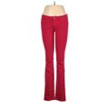 GJG Denim Jeans - High Rise Boot Cut Boot Cut: Red Bottoms - Women's Size 7 - Colored Wash