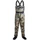 Dark Lightning Camo Breathable Insulated Chest Waders, fit for Men and Women, Perfect for 4 Seasons Fly Fishing Stocking Foot Waders (Camo, X-Large)