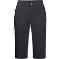 JACK WOLFSKIN Herren Softshellhose ACTIVATE LIGHT 3/4 PANTS M, Größe 46 in Schwarz