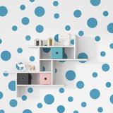 Watercolour Circles Turquoise Wall Stickers Home Decals Nursery Decors