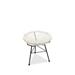 Acapulco Side Table w/ Glass - 21'' H x 20'' L x 20'' W