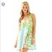 Lilly Pulitzer Dresses | Lilly Pulitzer Carmel Dress In Pool Blue Pink Lemonade | Color: Blue/Green | Size: Xs