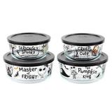 Disney Holiday | Disney Tim Burton's The Nightmare Before Christmas Pyrex Glass Storage 8 | Color: Silver | Size: Os