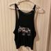 Brandy Melville Tops | Black White Elephant Tank Top | Color: Black | Size: S