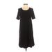 Gap Casual Dress - Shift: Black Solid Dresses - Women's Size X-Small