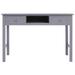 Highland Dunes Writing Desk Computer Desk Laptop Table Home Office Workstation Wood in Gray | 29.9 H x 43.3 W in | Wayfair