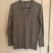 J. Crew Sweaters | J. Crew 100% Merino Wool Gray V Neck Sweater | Color: Gray | Size: S