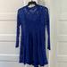 Free People Dresses | Free People Blue Lace Dress | Color: Blue | Size: M