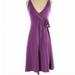 Athleta Dresses | Athleta Purple Twisted Sleeve Faux Wrap Dress | Color: Purple | Size: S