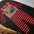 Disney Matching Sets | Disney Baby Mickey Minnie Christmas Onesie And Baby Gap Pants | Color: Red/White | Size: 3-6mb
