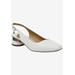 Women's Taveta Pump by J. Renee in White (Size 9 M)