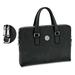 Women's Silver High Point Panthers Leather Briefcase