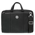 Men's Black Wellesley Blue University Leather Briefcase