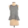 Gap Sleeveless Blouse: Gray Tops - Women's Size Small