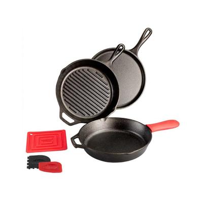 Lodge Essential Seasoned Cast Iron Pan Cooking set SKU - 895282