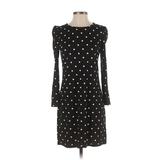 Old Navy Casual Dress: Black Polka Dots Dresses - Women's Size X-Small
