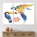 East Urban Home Two Tropic Birds Parrot & Toucan - Tropical Canvas Wall Art Print Canvas in White | 28 H x 36 W x 1 D in | Wayfair