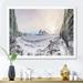 East Urban Home Panoramic View of Arctic Landscape - Photograph on Canvas Metal in Gray/White | 16 H x 32 W x 1 D in | Wayfair