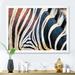 East Urban Home Detail of Black & White Zebra Lines I - Print on Canvas Canvas | 12 H x 20 W x 1 D in | Wayfair 823DC85BC69F47768EB4A6B5BF862311