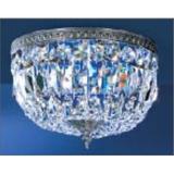 Classic Lighting Crystal Baskets Light Semi-Flush Mount Crystal in Brown | 8 H x 12 W x 12 D in | Wayfair 52312 RB CP