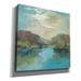 Red Barrel Studio® 'Mini Landscape' By Silvia Vassileva, Canvas Wall Art, 37"X37" Canvas in Blue | 37 H x 37 W x 1.5 D in | Wayfair