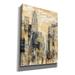 17 Stories 'Manhattan Gray & Gold I' By Silvia Vassileva, Canvas Wall Art, 40"X54" Canvas, Wood | 54 H x 40 W x 1.5 D in | Wayfair