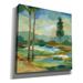 Red Barrel Studio® 'Early Spring Landscape I' By Silvia Vassileva, Canvas Wall Art, 26"X26" Canvas in Blue | 26 H x 26 W x 1.5 D in | Wayfair