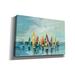 Longshore Tides 'Regatta' By Silvia Vassileva, Canvas Wall Art, 40"X26" Canvas in Blue | 26 H x 40 W x 1.5 D in | Wayfair