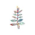 Red Barrel Studio® Fern Quilling Paper Ornament Paper in Blue/Green/Pink | 4 H x 3 W x 0.25 D in | Wayfair 8FB911296210499BAA1AE1663C9F59AD